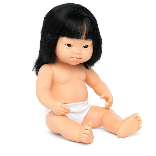 Miniland 15" Anatomically Correct Girl Baby Doll